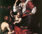 贝尔纳多 斯托茨 : Madonna and Child with the Young St John